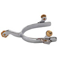 Diamond R Men's Stainless Chrome Roper Spurs, 1-3/4 in. DR013