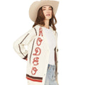 CRUEL DENIM WOMEN'S CREAM RODEO SWEATER CARDIGAN CWK7519001