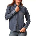 Women's Kimes Ranch Frankie Denim Snap Long Sleeve Shirt