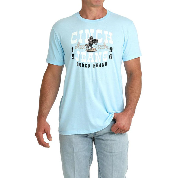 Cinch Men's Blue 1996 Rodeo Logo Tee Shirt MTT1690722