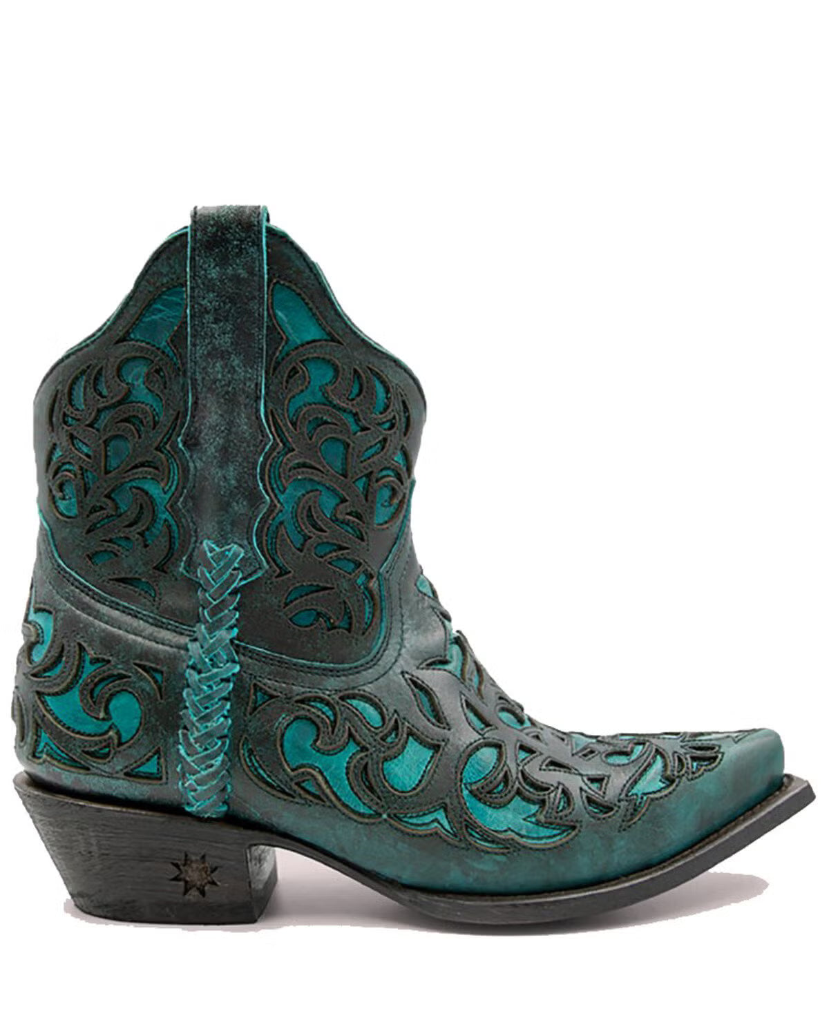 BLACK STAR WOMEN'S TERLINGUA WESTERN BOOTIES WBSN007