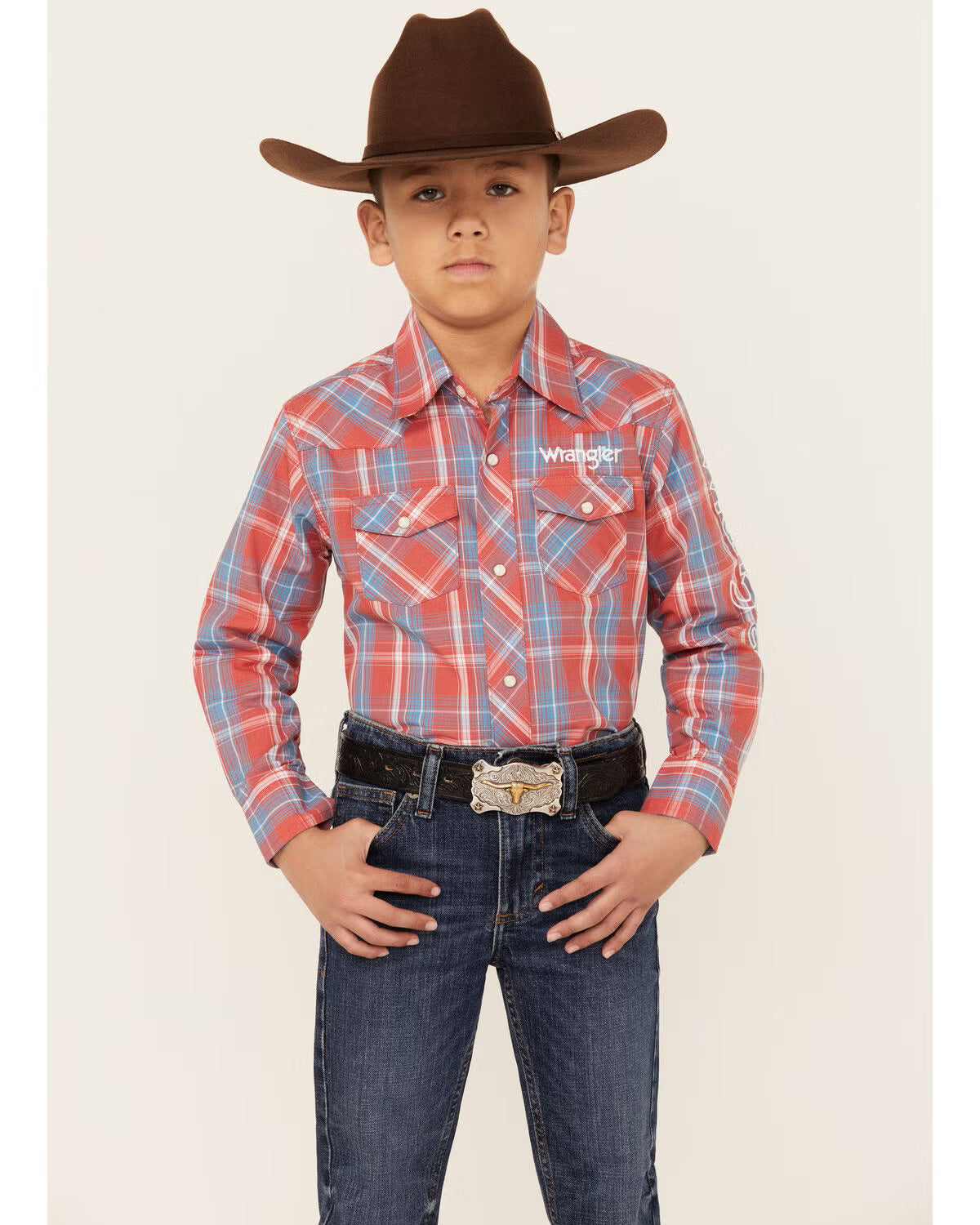 Wrangler Boys Long Sleeve Shirt - 112344422