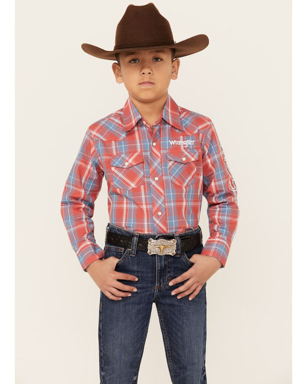 Wrangler Boys Long Sleeve Shirt - 112344422