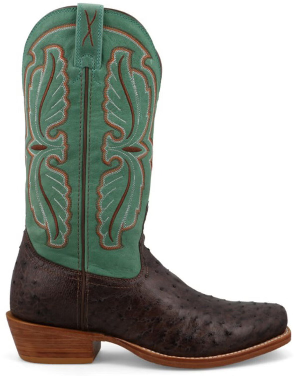 TWISTED X MEN'S RESERVE EXOTIC FULL QUILL OSTRICH MXPL004