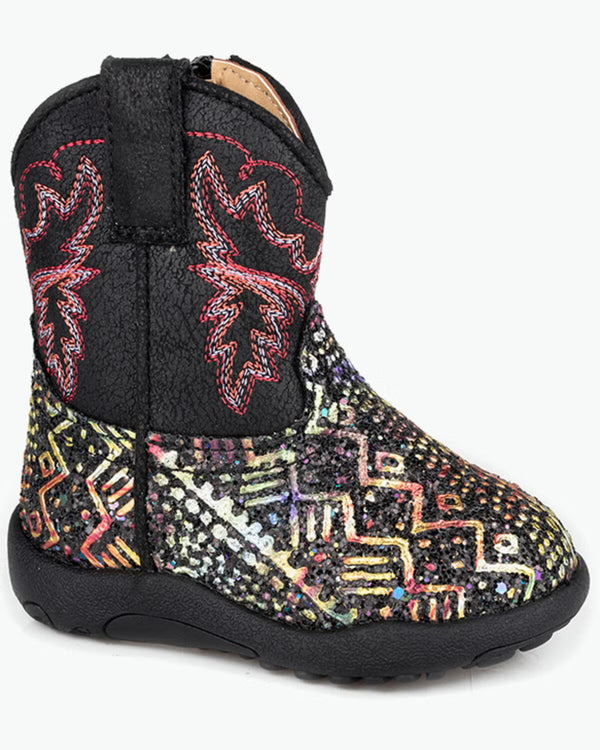 ROPER INFANT GIRLS' COWBABIES GLITTER  BOOTS 09-016-1903-3775