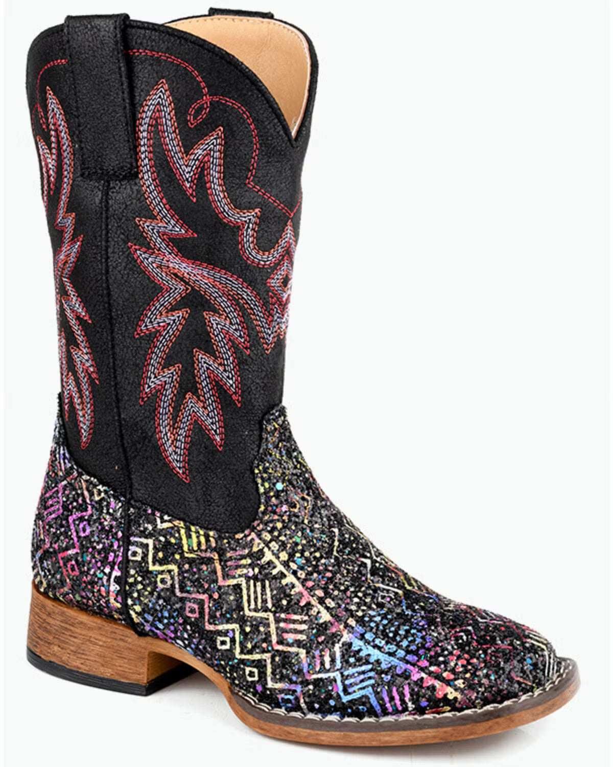 ROPER LITTLE GIRLS' GLITTER SOUTHWESTERN II WESTERN BOOTS 09-018-1903-3775
