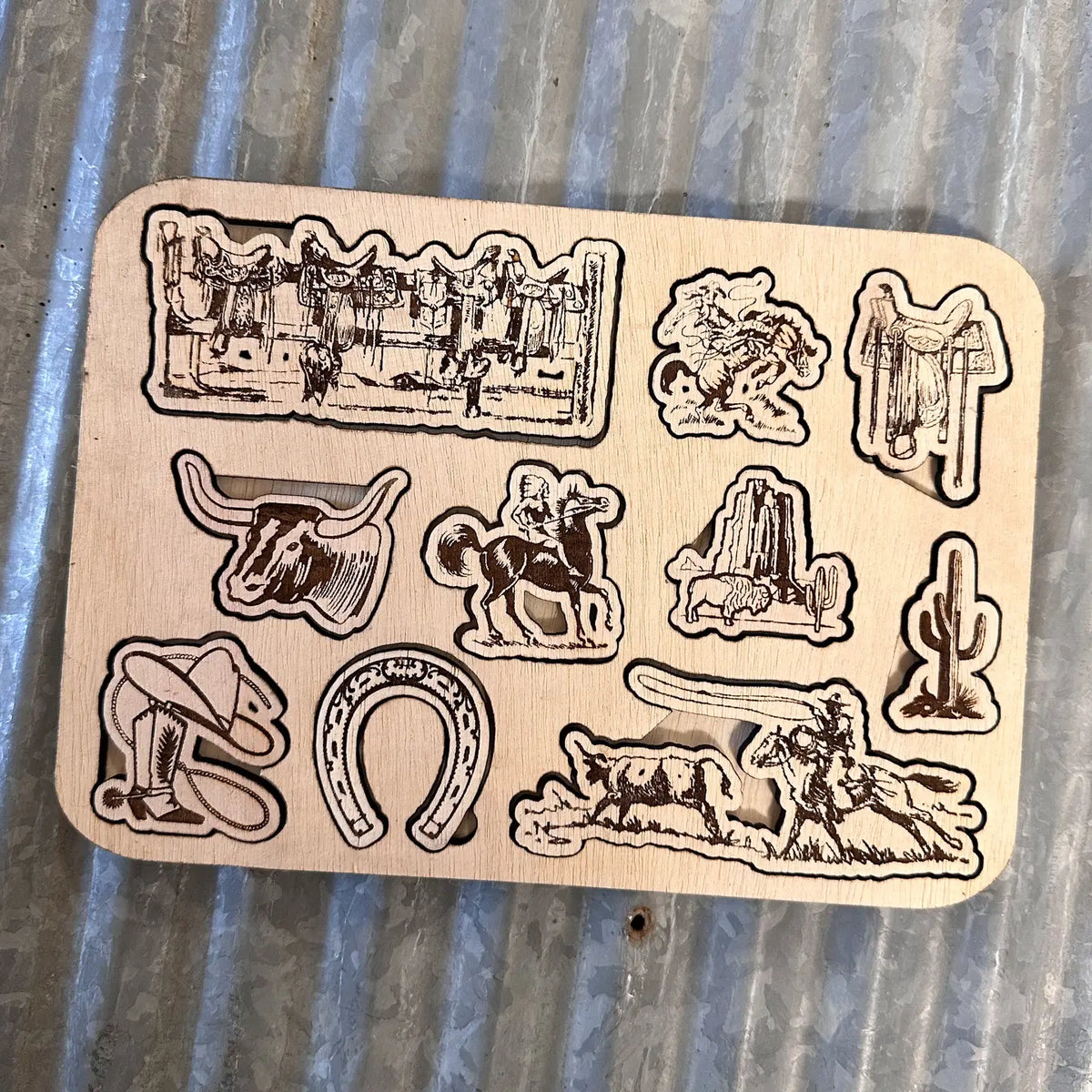 Western Kids Cowboy Puzzle