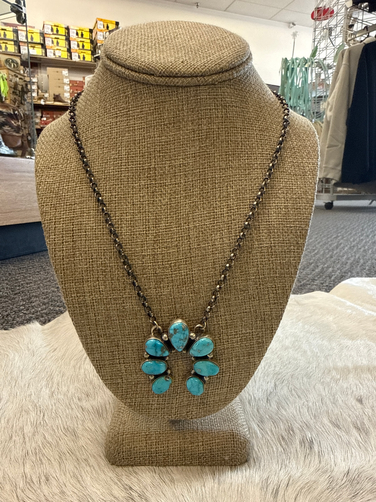 Turquoise Naja Necklace 002915
