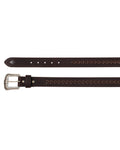 2510130241 Men's Arrow Stitch Genuine Leather Belt