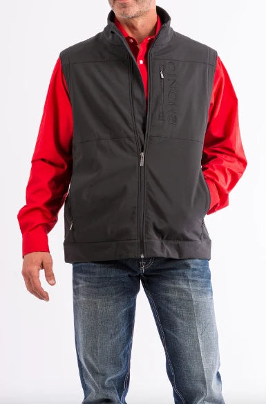Cinch Men's Black Bonded Concealed Carry Vest MWV108201X