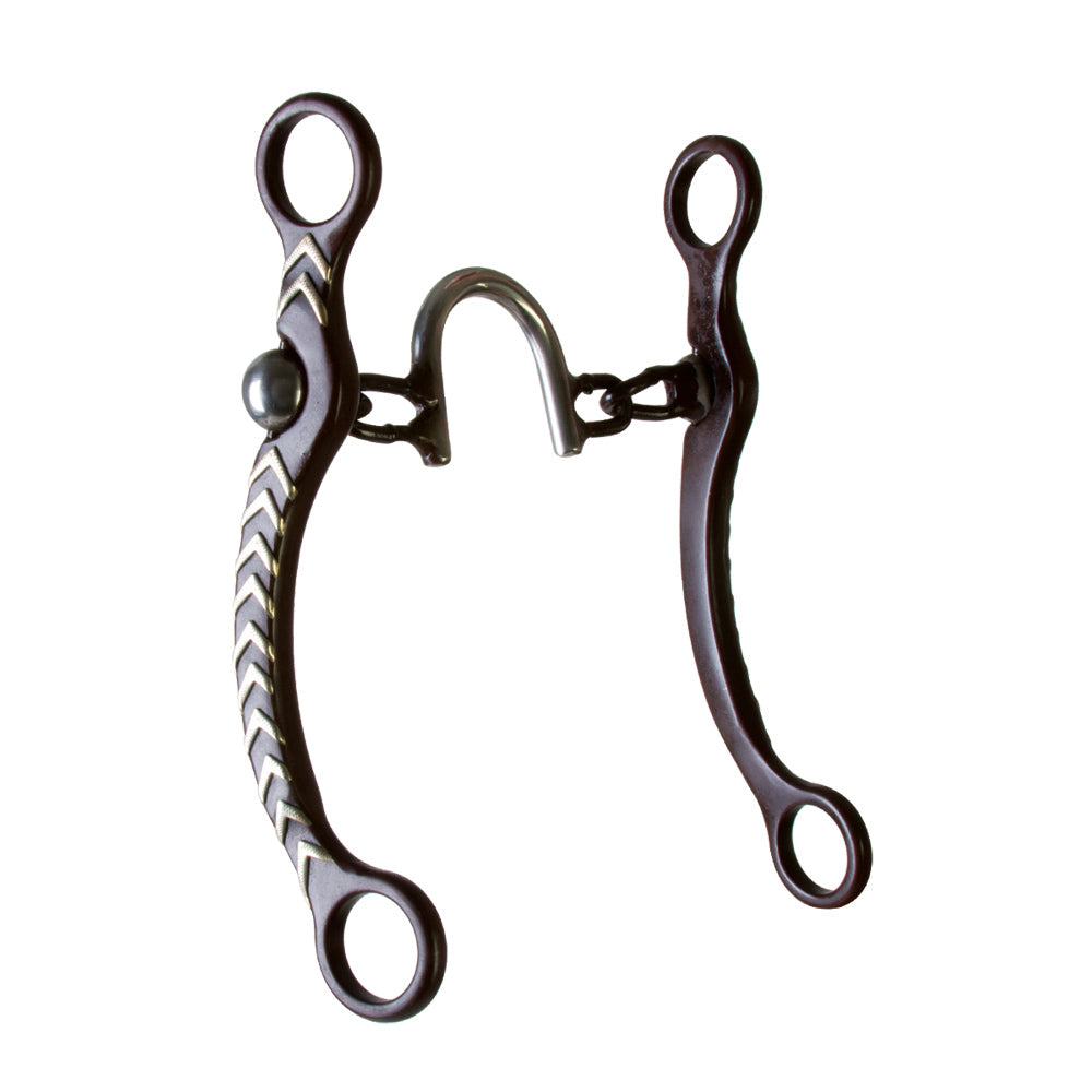 BROWN SILVER ARROW BIT W/ HIGH PORT CHAIN MOUTH 275902