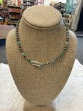 16” turquoise barrel pearls 096888