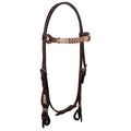 2902  HEADSTALL FLAT RAWHIDE W/CHEVRON RAWHIDE