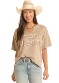 Rock and Roll Cowgirl Women's V-Neck Tee Shirt BW21T09028
