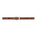 Straight Bridle Leather Curb Strap, Rich Brown 30-1360