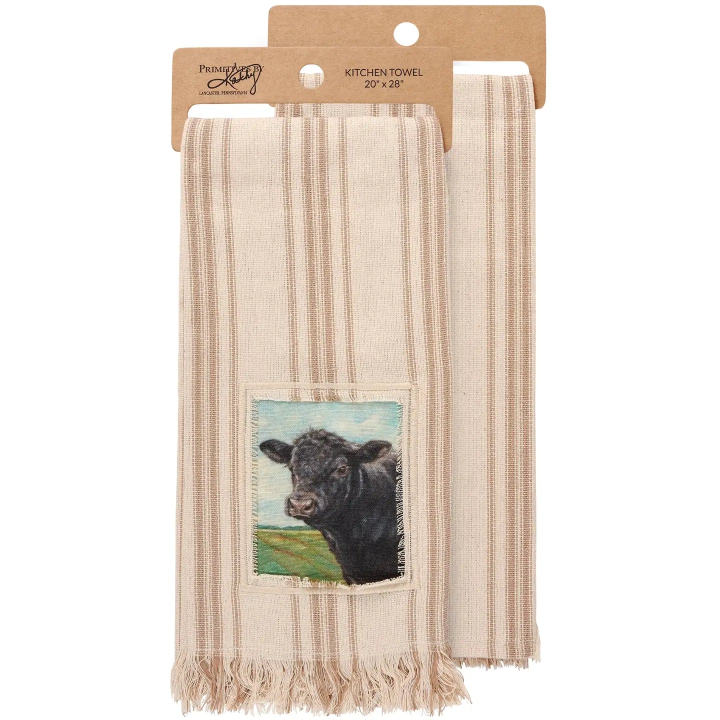 120523 Angus Cow Kitchen Towel