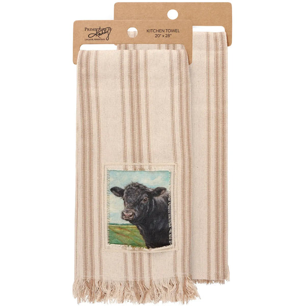 120523 Angus Cow Kitchen Towel
