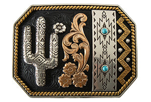 NOCONA BRONC RIDER WESTERN BUCKLE 37942