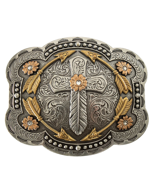 Cross and Arrows Belt Buckle 37947