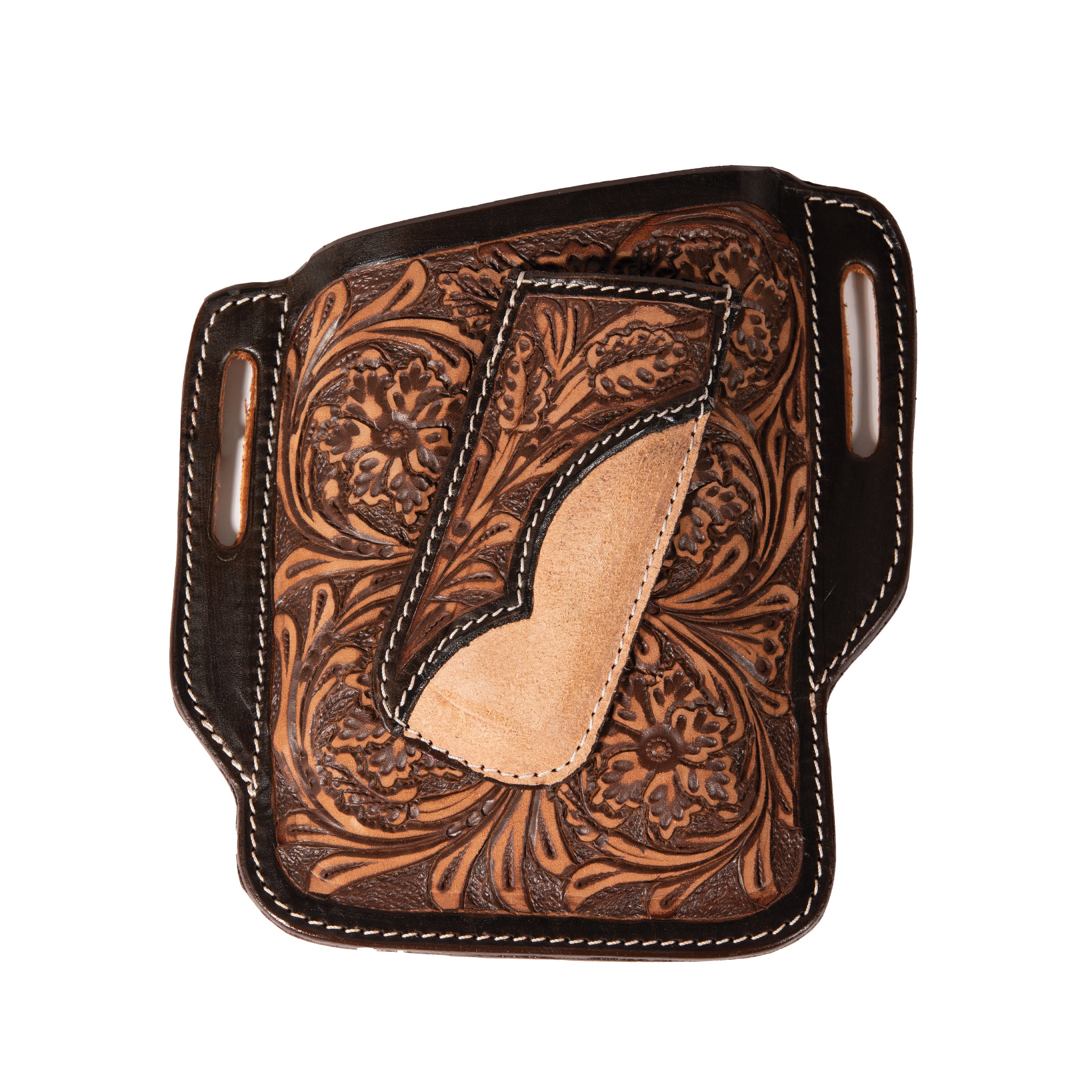 LEATHER CELL PHONE & KNIFE CASE 3PCPKC-ANT