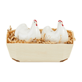FARM HEN SALT AND PEPPER BASKET 40250143C