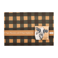 COW PLACEMAT NAPKIN SET 41160020W