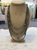 3 turquoise & pearl set 095394