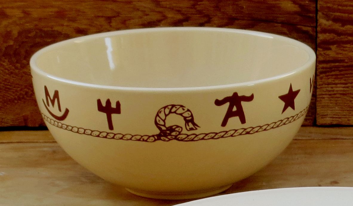 chili / cereal branded bowl, set of 4 503