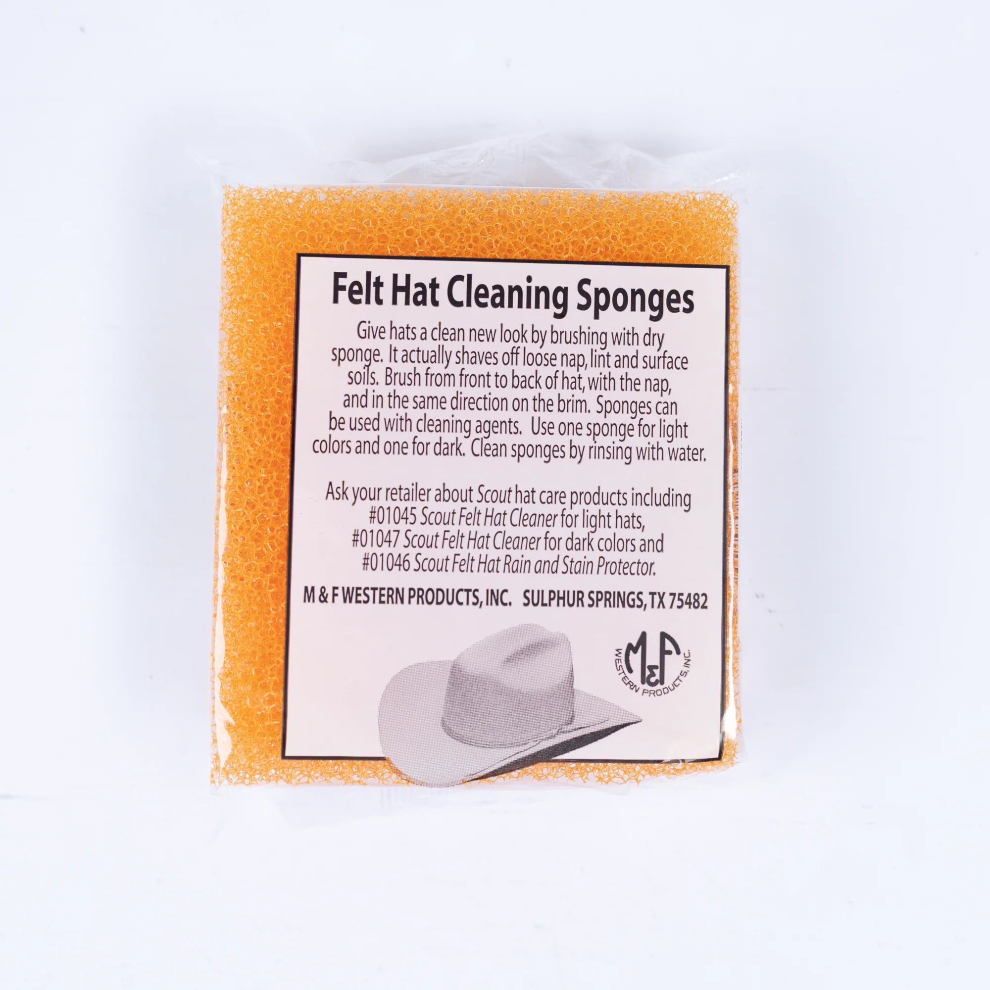 Felt Hat Cleaning Sponge 2 PACK 01032