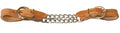 BERLIN CUSTOM LEATHER HARNESS DOUBLE CHAIN CURB STRAP H415A