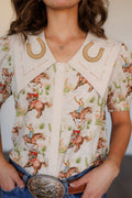 HH3026 CACTUS COWGIRL TOP
