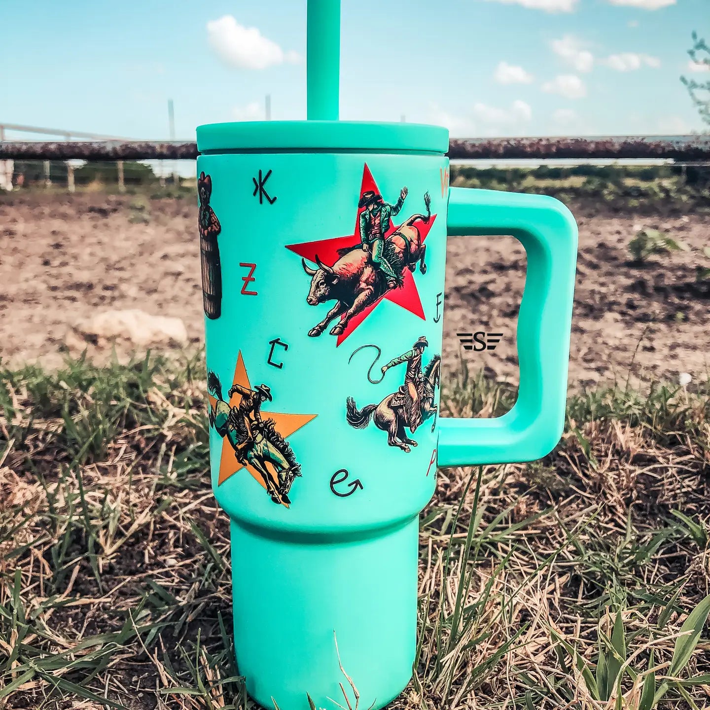 Retro Rodeo Tumbler 24oz