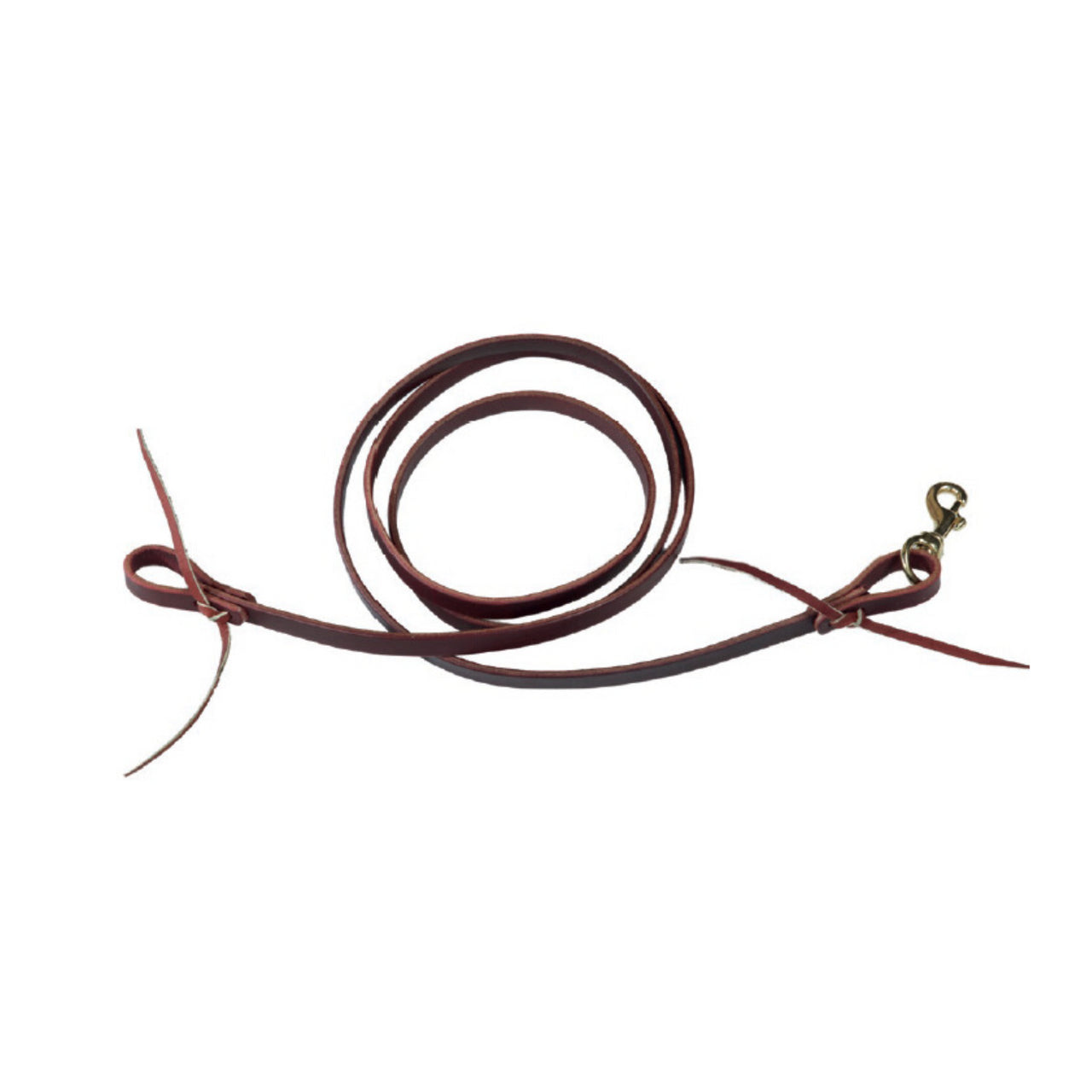 5/8" x 8' Latigo Leather Flat Roper Reins L508