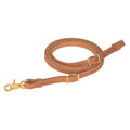 Russet Single-Ply Heavy Hareness Roper Rein 50-1495