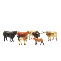 M&F Bigtime Barnyard Cow Figurines Set of 6 50650