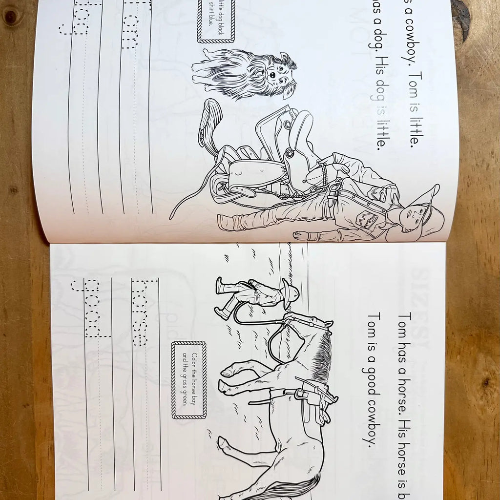 The Reading Ranch Cowboy Tom: Workbook One