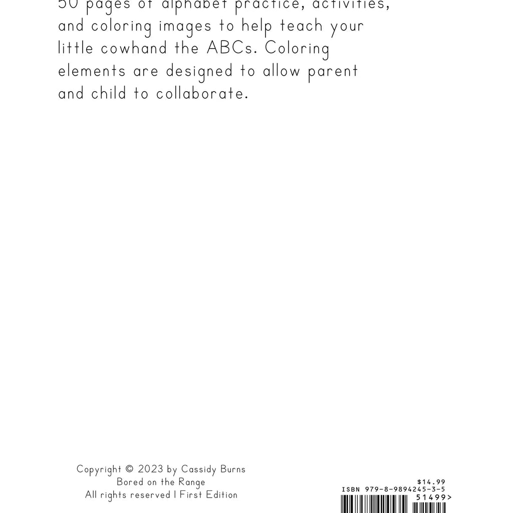 Rodeo: Pre-K & Kindergarten Abc Workbook