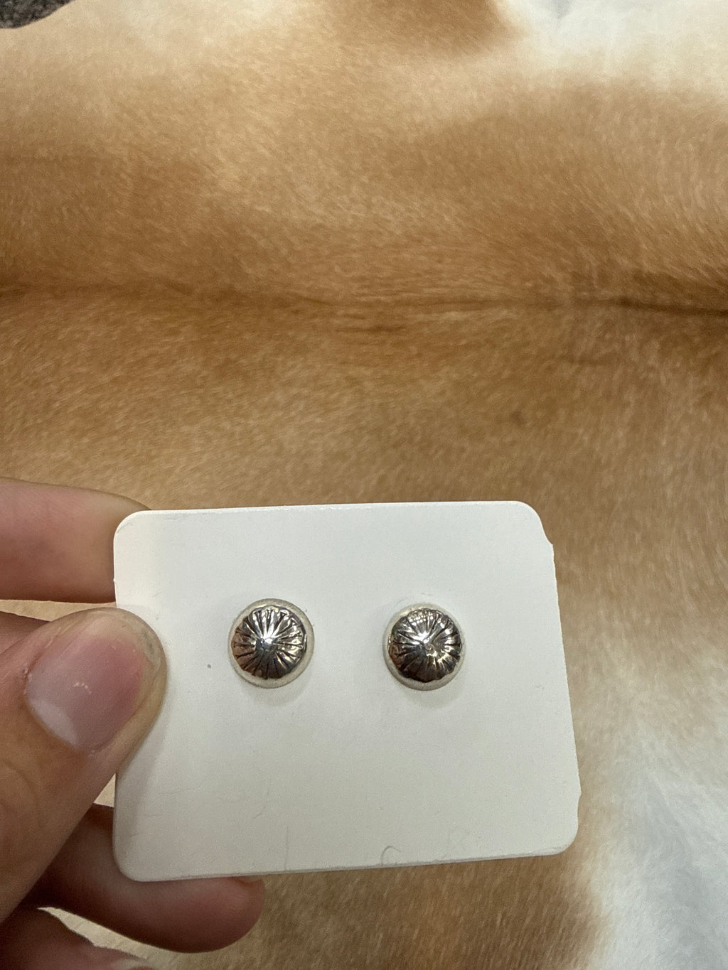 Mini Stamped Earrings