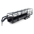 Little Buster Toys Black Gooseneck Long Trailer with Split Gates 200849
