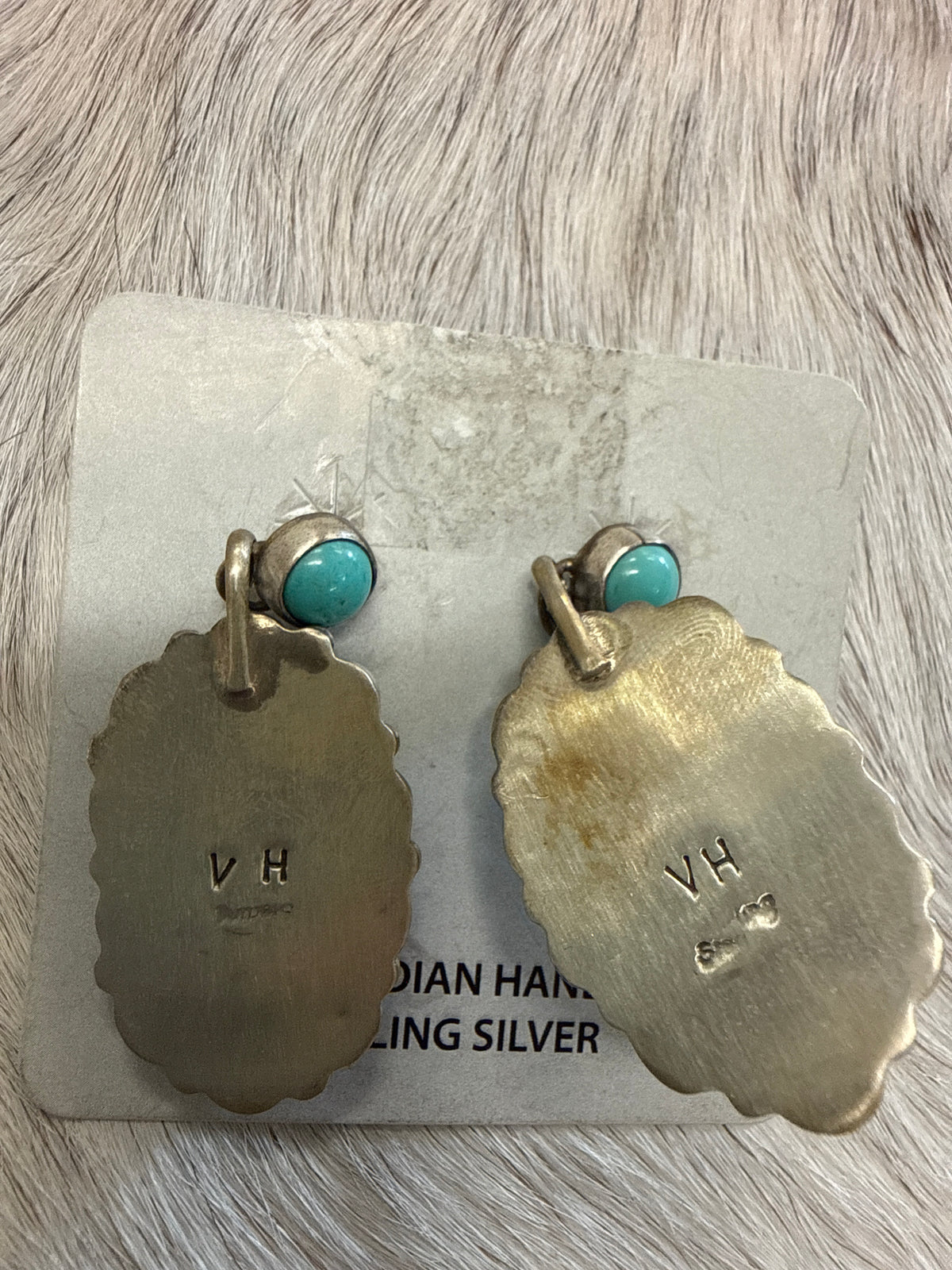 Turquoise Drop Earrings 110923
