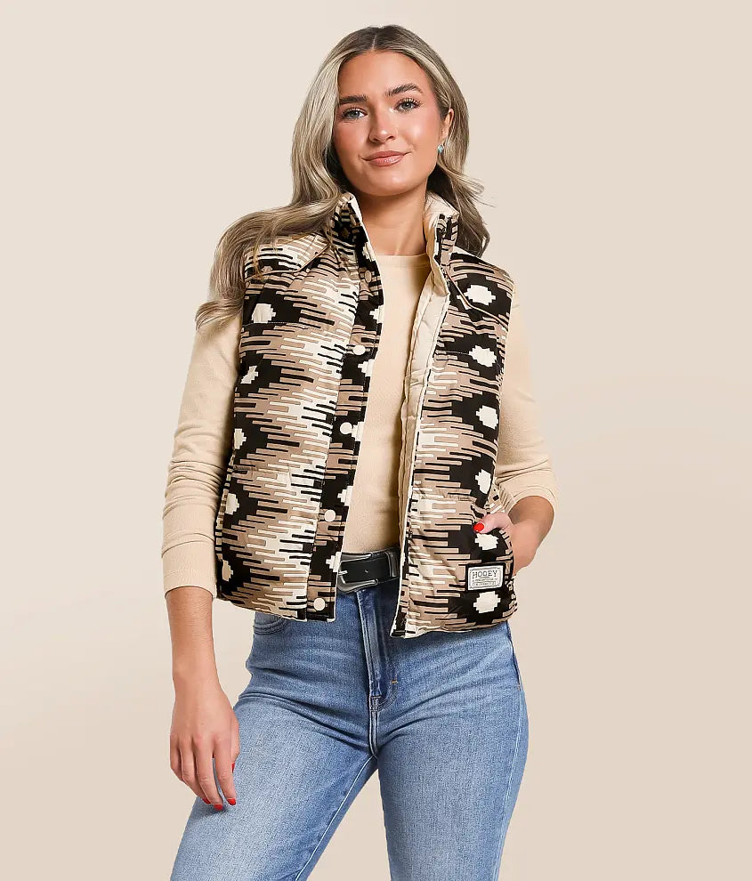 hooey Reversible Puffer Vest HV139CRBL