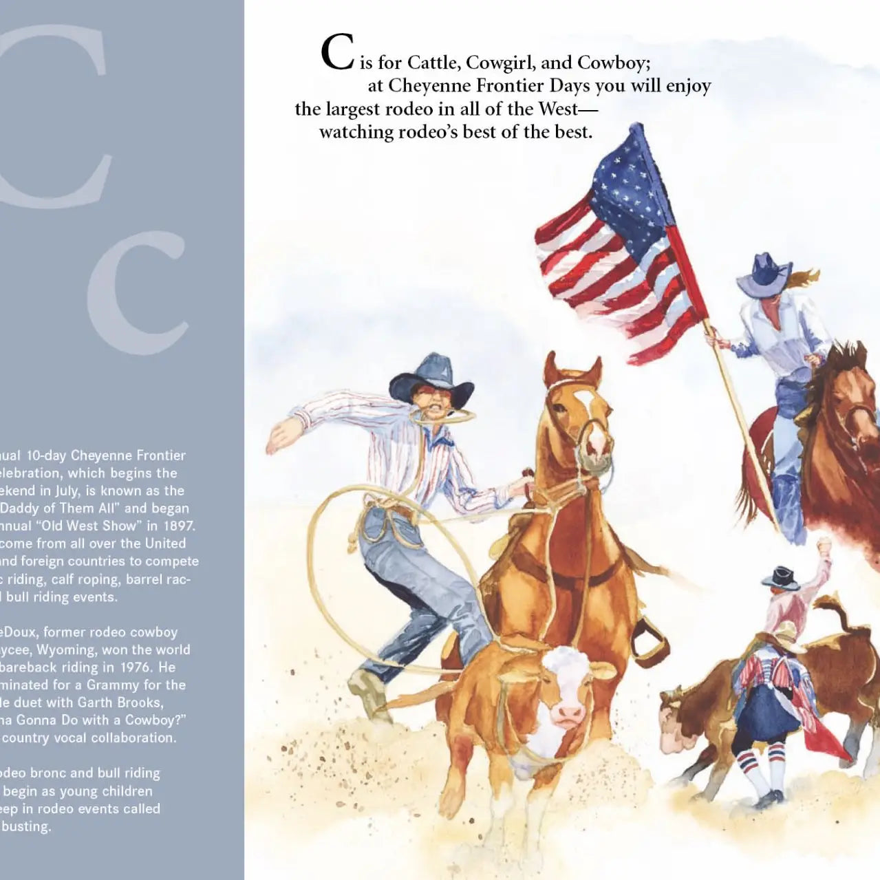 C Is For Cowboy: A Wyoming Alphabet Picture Book