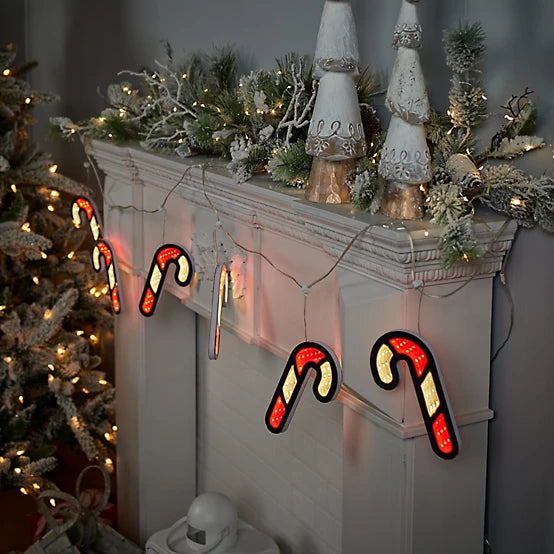Candy Cane Ekkolight Garland 68 in.  94377