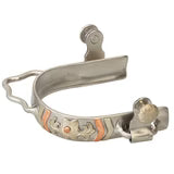 Barrel Spurs with Chevron/ Floral Design 25500-53-11