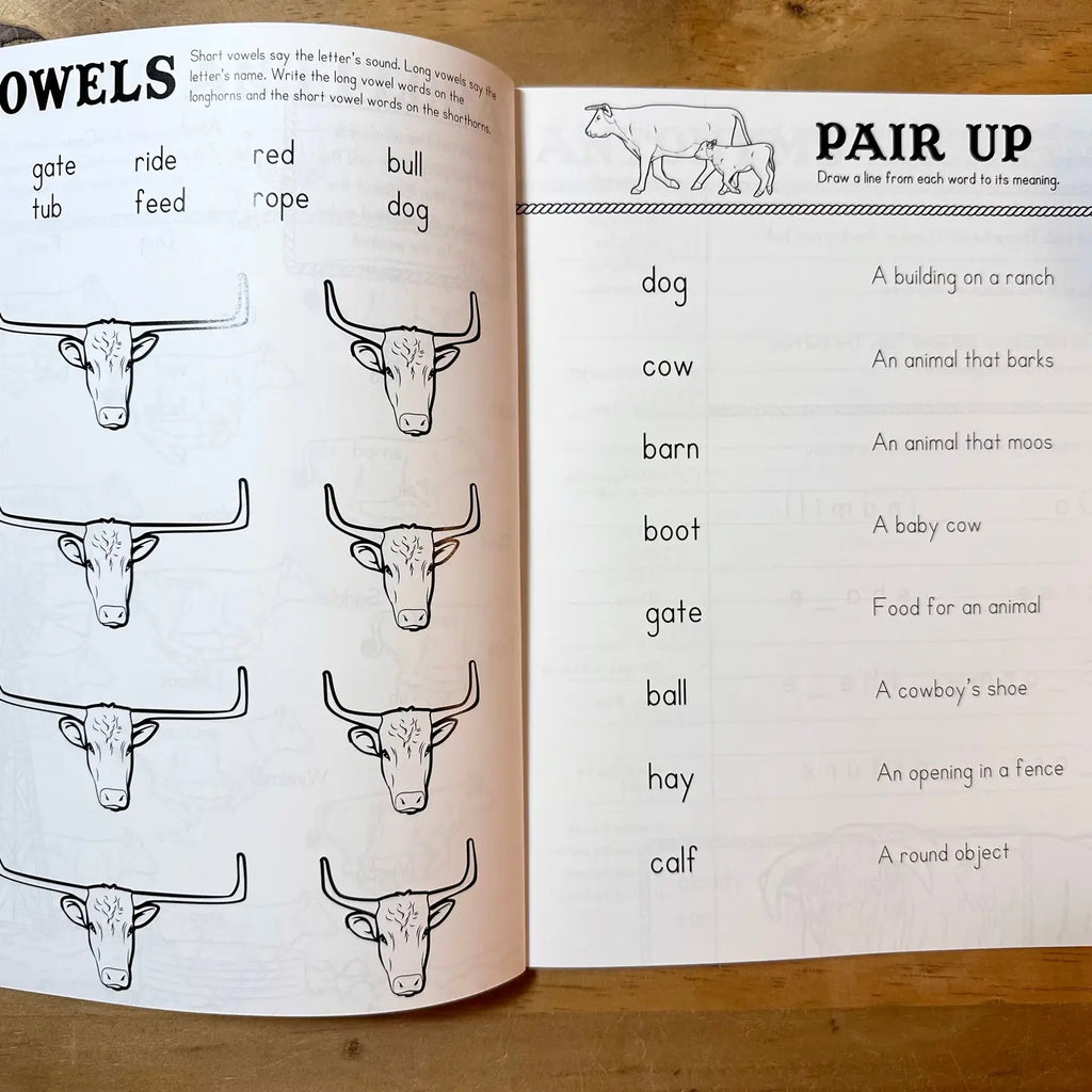The Reading Ranch Cowboy Tom: Workbook Two