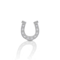 6NTT Kelly Herd Horseshoe Tie Tack - Sterling Silver