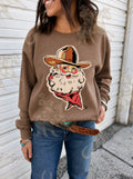 Cowboy Santa Sweatshirt