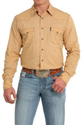 CINCH MENS GOLD MODERN FIT LONG SLEEVE SHIRT MTW1303082