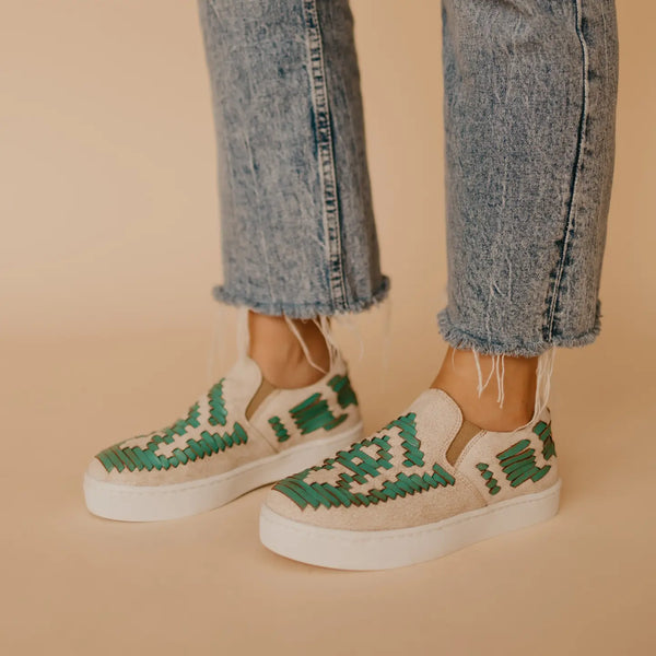 Dakota Western Tennis Shoe in Turquoise