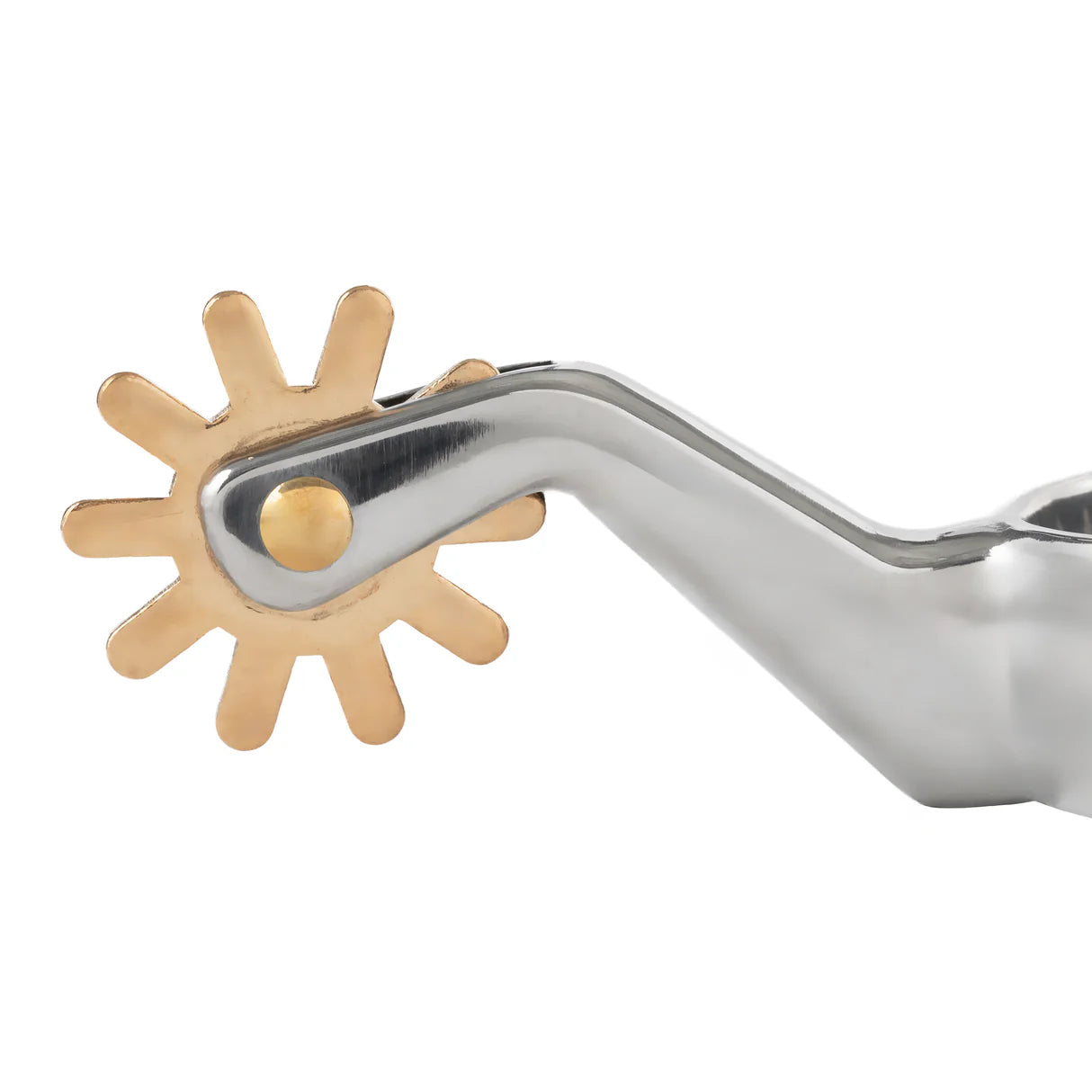 Men's Spur with Plain Band, 2" Shank, 3/4" Band, 10-Point Rowel 25-8890